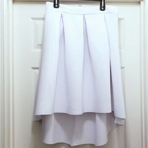 💎White Flare/ Pleated Scuba Skirt